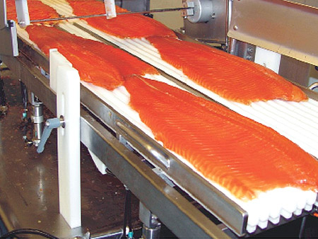 Fileteado automático de salmón